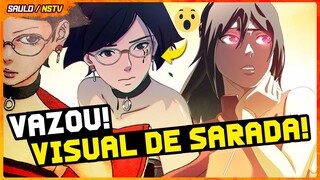VAZOU❗ VISUAL DA SARADA EM BORUTO "TWO BLUE VORTEX"❗ ⚠