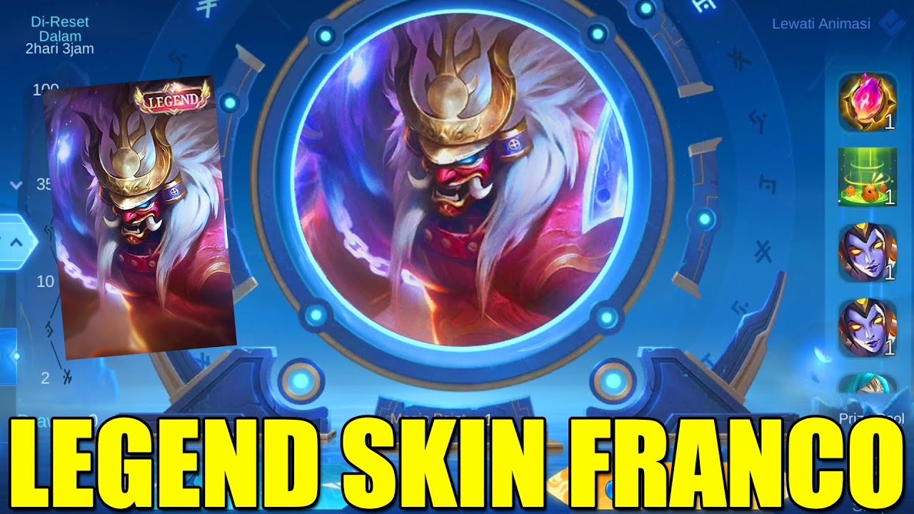 MLBB New Legend Skin: Franco – King of Hell is coming soon