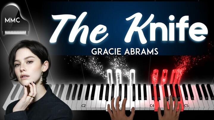 The Knife by Gracie Abrams piano cover/tutorial + sheet music + lyrics