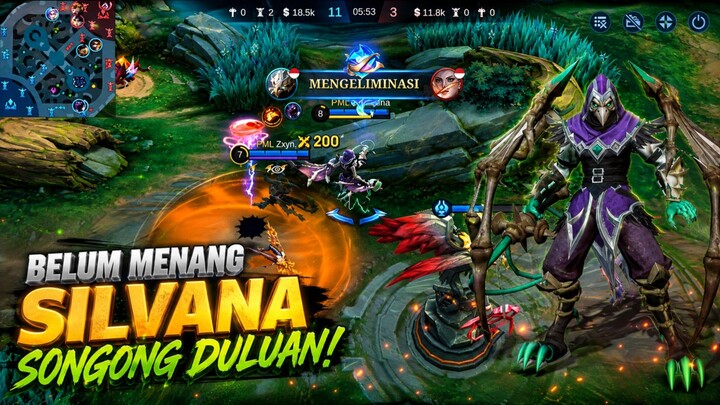 Kaja Exp Vs kesombongan Silvana | MLBB MOBILE LEGEND