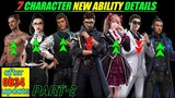 ALL CHARACTER NEW ABILITY FULL DETAILS || Part-2 || after OB34 update || character ability update !!