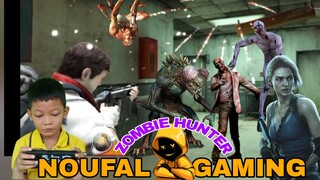 main  game zombie hunter. penyelamatan manusia yg selamat