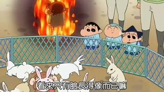 妮妮看见和自己长得一样的猴子被兔子欺负，就教它拳击打败兔子！