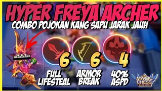 HYPER FREYA ARCHER ! COMBO KANG SAPU JARAK JAUH ! MAGIC CHESS