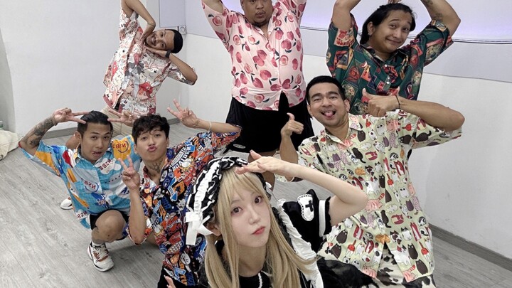 What is it like to dance with a macho dance troupe?