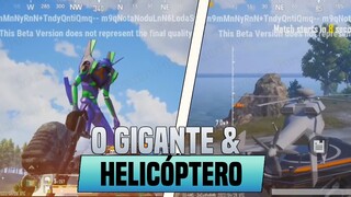 UM GIGANTE VAI INVADIR ERANGEL & HELICÓPTERO EM ERANGEL SKINS EVANGELION E MUITO MAIS NO PUBG MOBILE