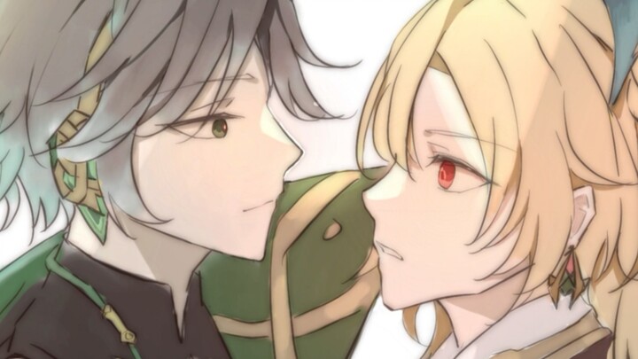 [Genshin Impact Kaiwei/Zhimiao Shushu]World's love is falling (Minecraft has fallen in love)