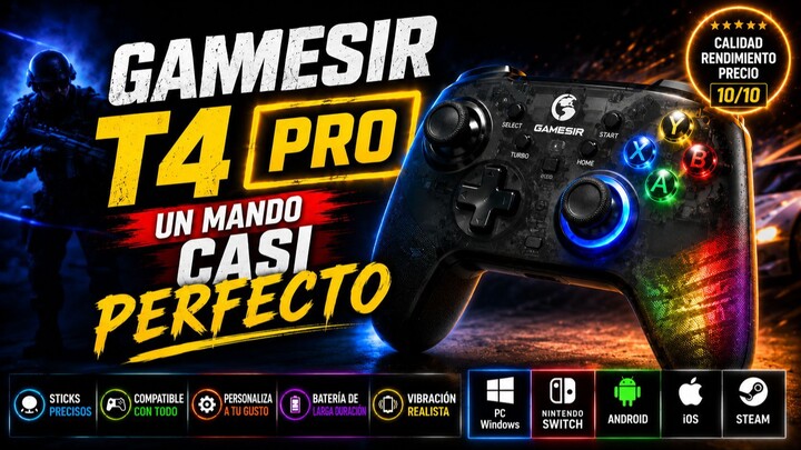 GameSir T4 Pro El mejor mando calidad-precio que puedes comprar
