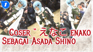 Coser Terkenal "えなこenako" Sebagai Asada Shino Dari Sword Art Online_1