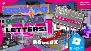 [ROBLOX EVENT 2022!] How to get 8 LETTERS in BEATLAND for Mystery Prize! [DAY #2] (Full Guide!)