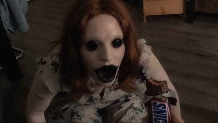 The moment my ghost wife hears im eating a snickers