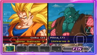 Goku SSJ 3 VS Pilina Universe 6 - DB MOD ANDROID GAMEPLAY