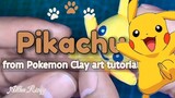 Pikachu from Pokemon Clay art.
