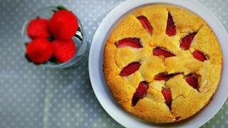 Strawberries cake recipe🍓🍓🍓เค้กสตรอเบอร์รีหน้ากรอบ