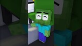 The Kind-Hearted Baby Zombie - #monsterschool #minecraft #shorts #cutedog