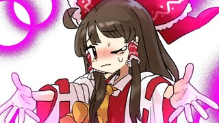 Reimu throws herself into his arms