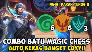 COMBO BATU MAGIC CHESS!! AUTO KERAS BANGET COY!! MAGIC CHESS MOBILE LEGENDS