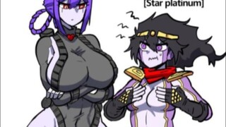 Comedy Battle: Star Platinum vs. The World (Different Forms)