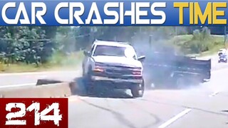 BEST OF CRASHES & DRIVING FAILS Compilation 2023 - Episode #215