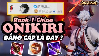 ⭐Onmyoji Arena⭐ Hóa ra trình độ thực sự của Rank 1 Trung Quốc là đây (Onikiri), Thần Rừng còn ngán