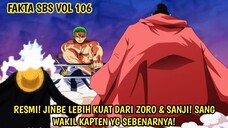 RESMI DARI ODA SENSEI! JINBEI LEBIH KUAT DARI ZORO & SANJI! PARA FANS JANGAN NGAMOK! ONE PIECE