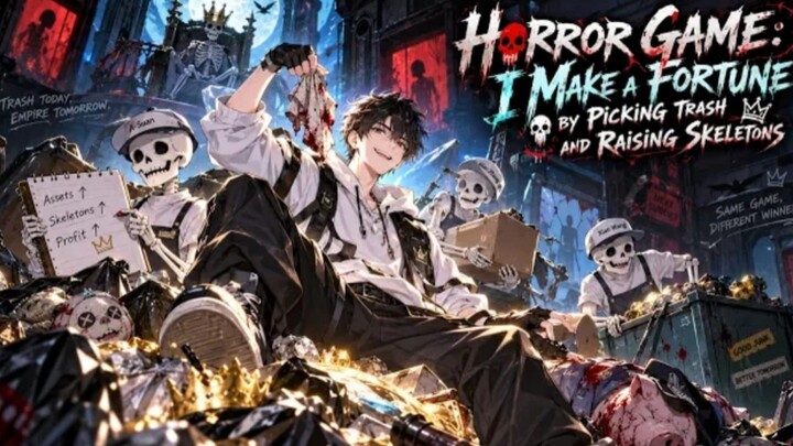 HORROR GAME I MAKE A FORTUNE NY PICKING TRASH AND RAISING SKELETONS