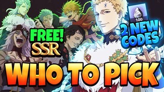 2 NEW CODES! WHO TO PICK FROM *FREE* GSSR 999 REROLL "JULIUS' GIFT" BANNER? | B