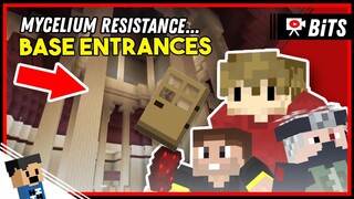 Entrances to the Mycelium Resistance Base! - Hermitcraft Bits #1