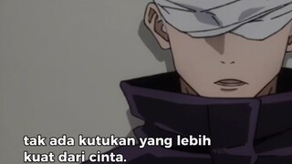 gojo said :Sendiri itu menyakitkan,tak ada kutukan yg lebih kuat dari cinta🔥🔥🥀🥀