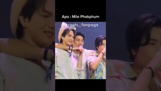Tong to Apo🎤:Say Something😍& Apo: Mile Phakphum🤧💖 #mileapo #aponnattawin #milephakphum #kinnporsche