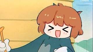 "Cat and Jerry" (Versi Burung Han): Han Berbingkai