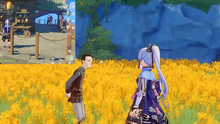 เก็นชินโอมปอกต์ Liyue ความรู้เย็น 9 สิ่งมีชีวิตธาตุรูปมังกรเป็นยอด เก็นชินโอมปอกต์ ตัวละครหญิงเดินแคทวอล์ก ก่อน Wuwangpo มีคน วอลนัท และเมฆ เครื่องเหล็ก