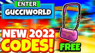 *NEW* ALL WORKING CODES For MAY 2022 In ROBLOX Gucci World! ROBLOX GUCCI WORLD CODES