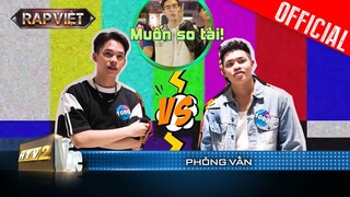 Thí sinh trực tiếp thách đấu Dlow - Tez, gung0cay ấp ủ nhiều để nhận Nón Vàng |Casting Rap Việt 2023