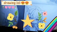 ❤❤drawing loli guys, yang mau bawa pulang silakan:v ❤❤