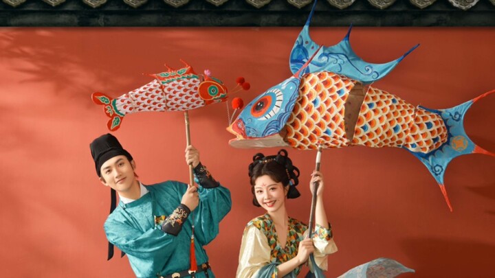 It took three months to make the fish lanterns just to outshine the photo studios copying us!