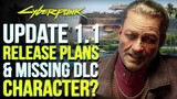 Cyberpunk 2077 Update 1.1 - What To Expect, DLC Content Hinted In-Game & Most "Interesting" Mod