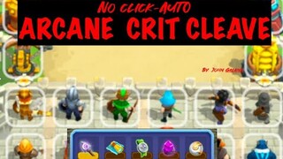 Best Strategy? ARCANE CRIT CLEAVE BUILD| WILD CASTLE 3D|Gameplay