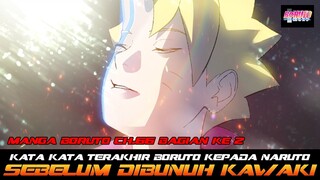 KATA KATA TERAKHIR BORUTO KEPADA NARUTO SEBELUM DIBUNUH KAWAKI | MANGA BORUTO LENGKAP CH.66