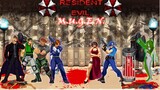 Resident Evil MUGEN: Men Team VS Women Team!!!+link