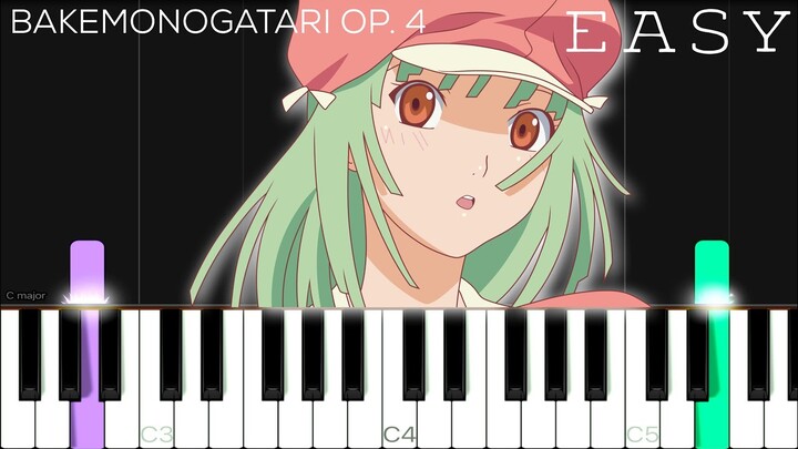 Renai Circulation - Bakemonogatari OP 4 | EASY Piano Tutorial