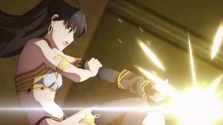 Toosaka Rin and Ishtar: Standing in front of a Heroic Spirit is not a wise choice as a Master