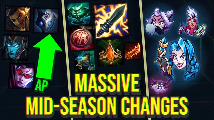 NEW HUGE PBE CYCLE -  Gameplay Changes | Massive Item Changes | Off Meta Buffs | New Cosmetics