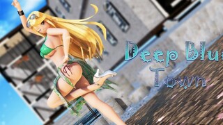 【Mmd XC2】Light Deep Blue Town