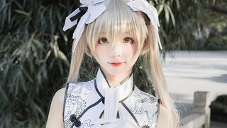 「穹妹旗袍COS」再次见到穹的时候，她是让我心动的女孩。