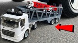 Eksperimen : Mobil Mainan Truck vs Roda Mobil - Menghancurkan Hal-Hal Renyah & Lembut Dengan Mobil!