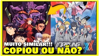 Darling in the Franxx Copiou Neon gênesis Evangelion ? React da Opening comparativa feita por Fan