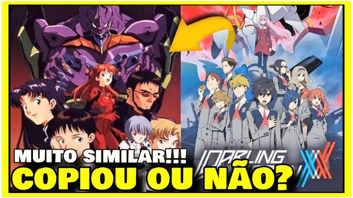 Darling in the Franxx Copiou Neon gênesis Evangelion ? React da Opening comparativa feita por Fan