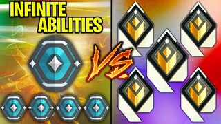 5 Platinum with INFINITE ABILITIES VS 5 Radiant's - Valorant