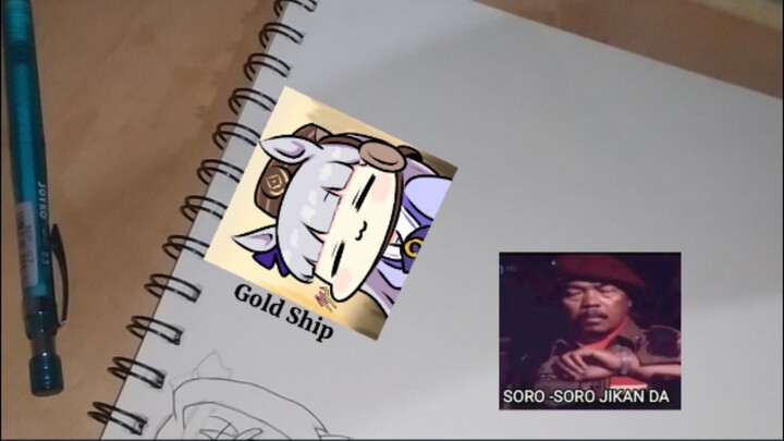 Nimpa kalo mikir mas 😹 | Drawing chibi edition 「GoldShi」#Umamusume